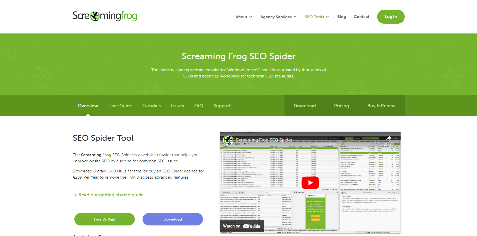 Screaming Frog SEO Spider